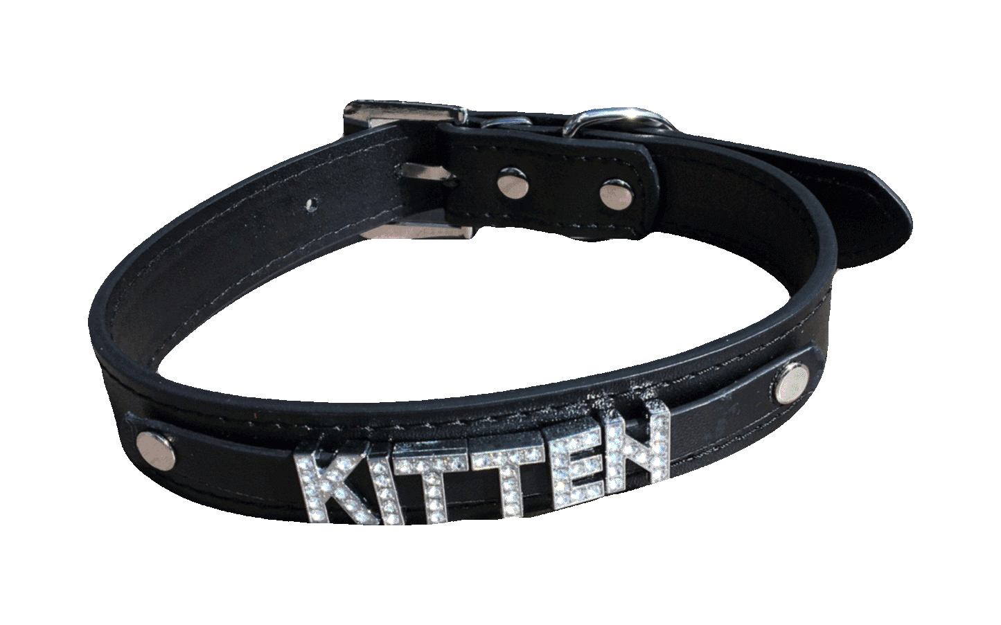 Kitten • Rhinestone Collar • Choose Your Color